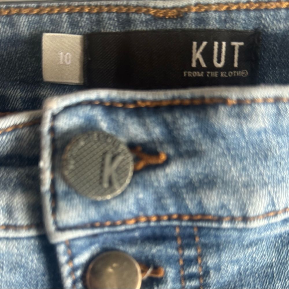 Kut from the‎ Kloth distressed jeans size 10 - Picture 3 of 12